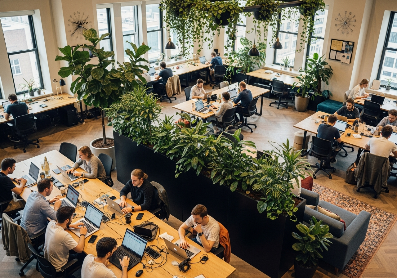 Modern coworking community